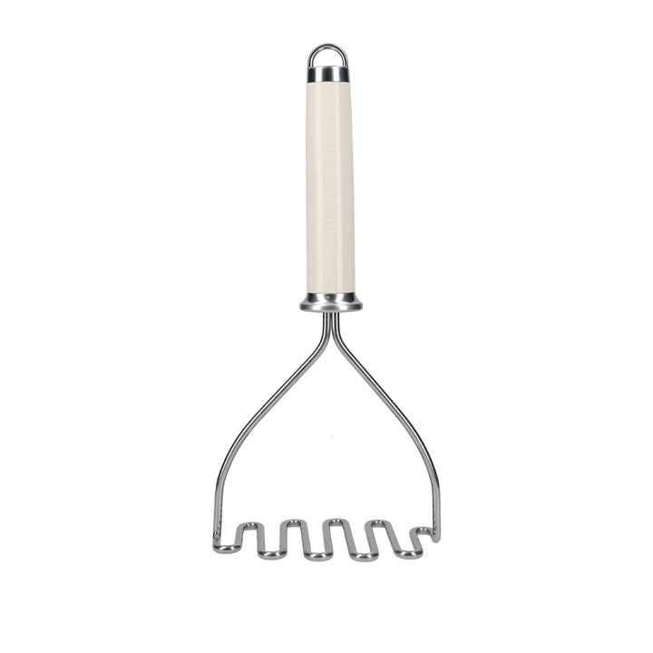 KitchenAid Kartoffelstampfer, Küchenutensil aus Edelstahl – Almond Creme Mandelcreme, Mandelcreme