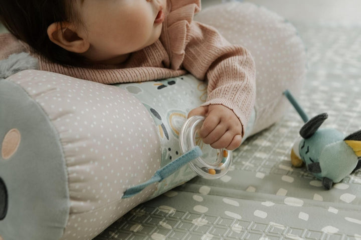 Nuby Tummy Time Animal Adventures Kissen – Bauchzeit – sensorisches Spielzeug – sicherer Spiegel für