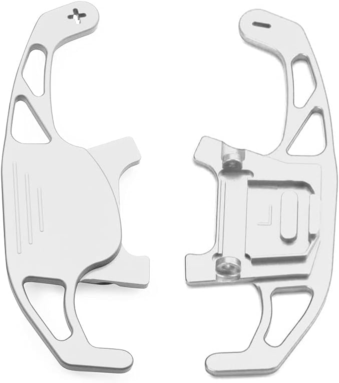 HIBEYO 2 Stücke Lenkrad Schaltwippen Verlängerung Paddles Lenkrad für VW GOLF GTI R R-line GTD GTE M