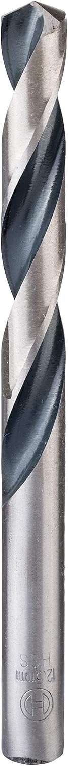 Bosch Professional 5 Stück HSS Spiralbohrer PointTeQ (für Metall, 12,5 x 101 x 151 mm, Zubehör Bohrs