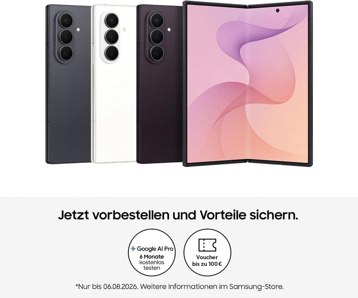 Samsung Galaxy Z Fold8 Ultra Smartphone, 512 GB Speicher, Graphite | Android AI Handy, Produktives M