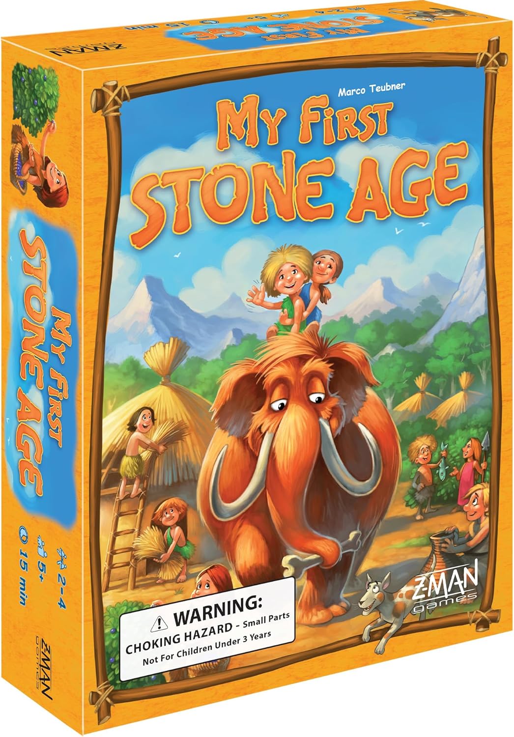 Z-Man Games ZMG71265 Board Game & Extension Meine erste Steinzeit, Meine erste Steinzeit