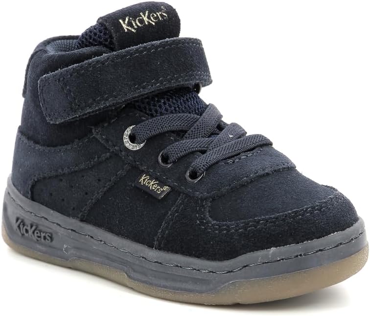 Kickers Unisex Kinder Kickalien Sneaker 20 EU Blu Marine, 20 EU Blu Marine