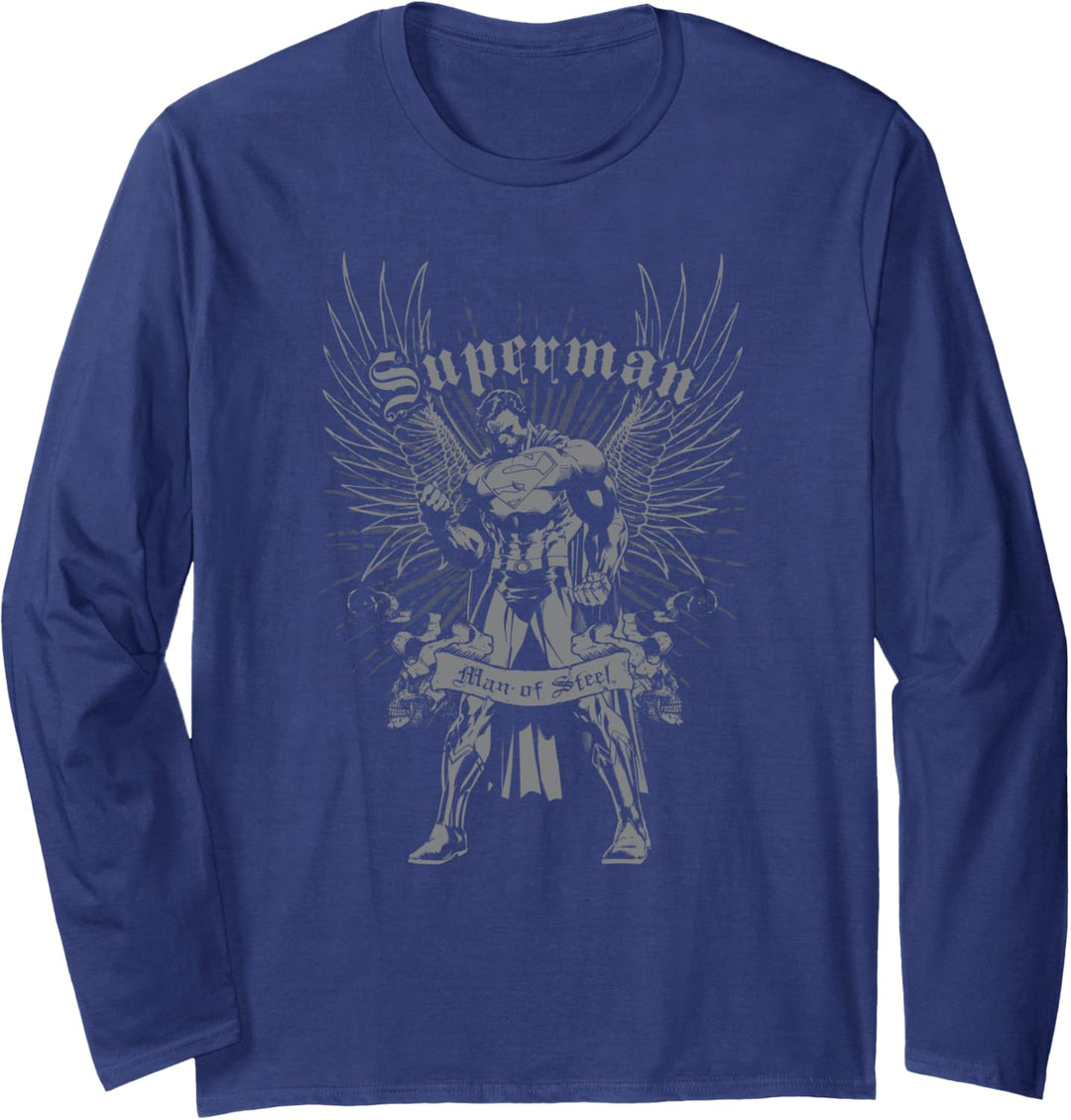 Superman Steel Langarmshirt