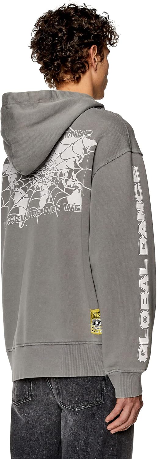 Diesel Herren Kapuzenpullover XXS 9bx-0qgak, XXS 9bx-0qgak