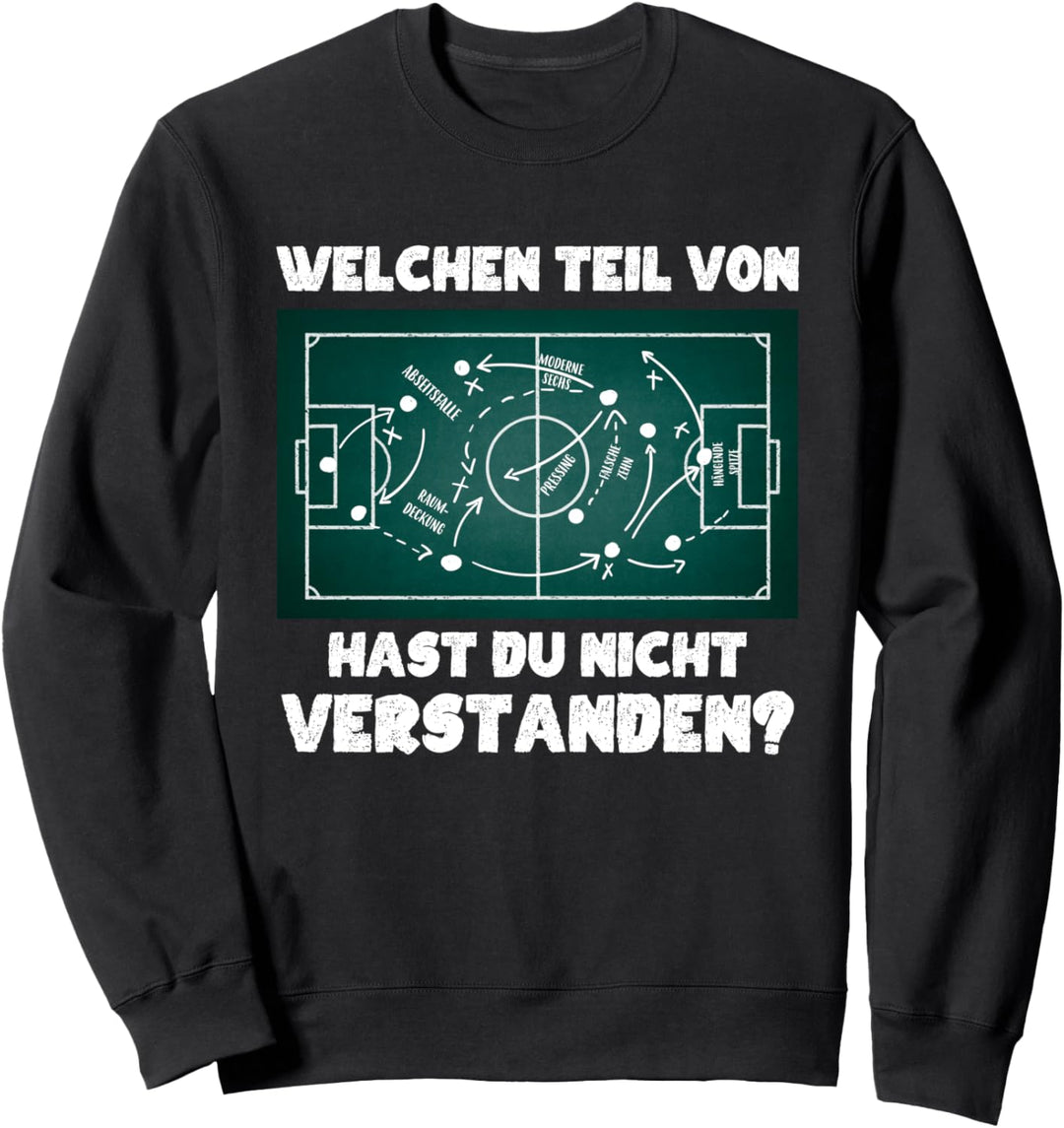 Fussball Trainer Geschenk Team Mannschaft Sportler Coach Sweatshirt
