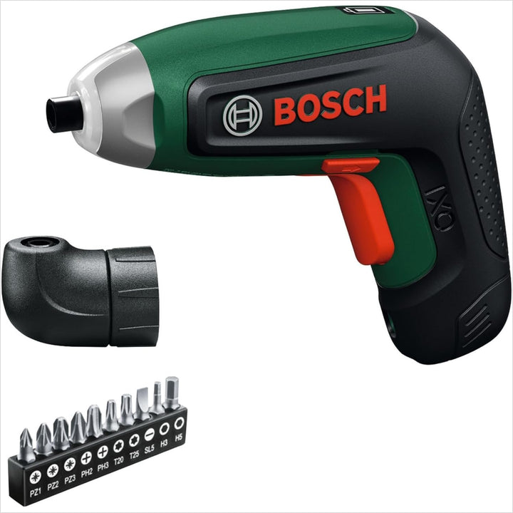 Bosch IXO8 Akku-Schrauber (Bitsatz, Winkelvorsatz, 1x Karton)