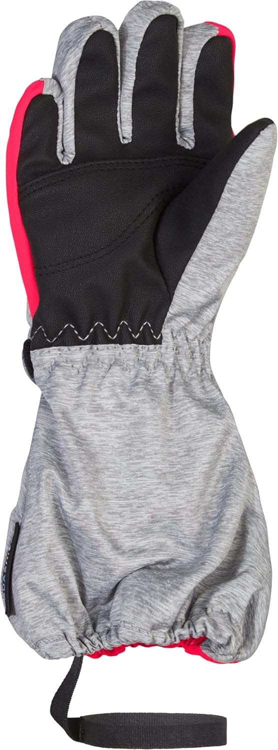 Ziener Unisex Baby Lauro Ski-Handschuhe/Winter | wasserdicht, Lange Stulpe, reflektierend 104 light