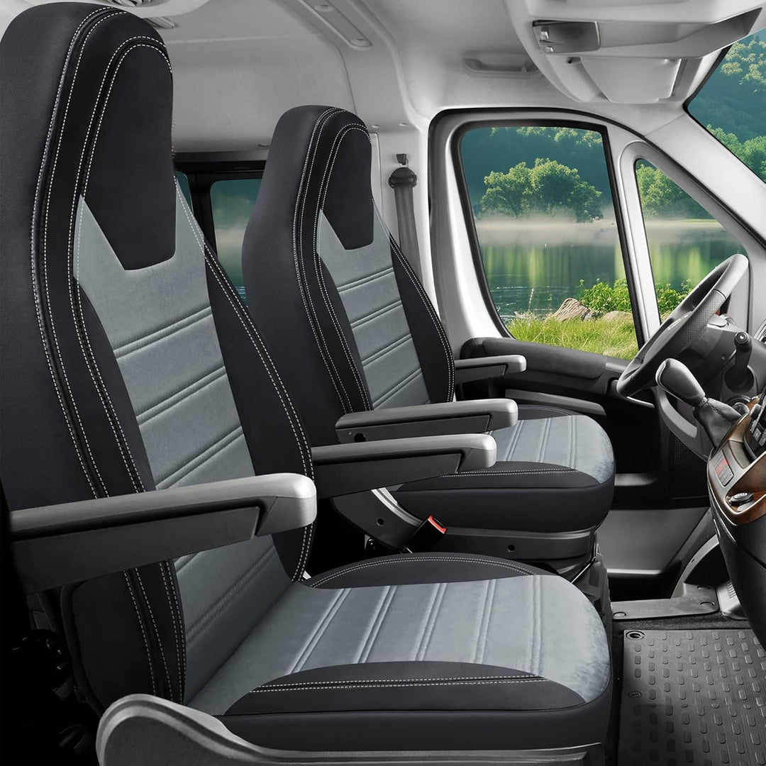 BREMER SITZBEZÜGE Wohnmobil_800 (HW1 Schwarz/Grau), HW1 Schwarz/Grau