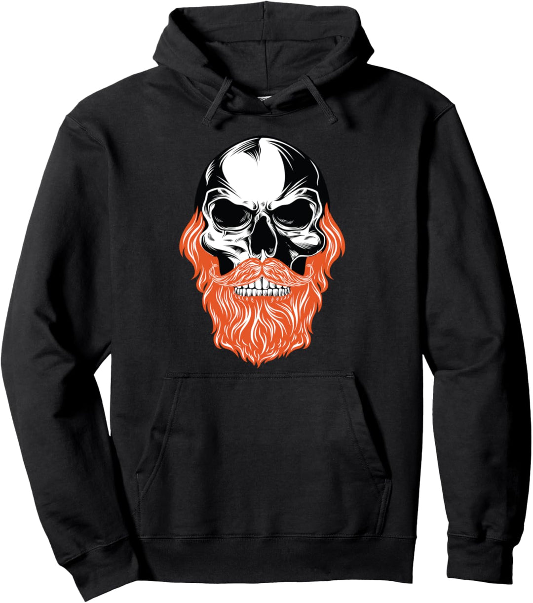 Rotkopf Rot Bard Mann Schädel T-Shirt Pullover Hoodie