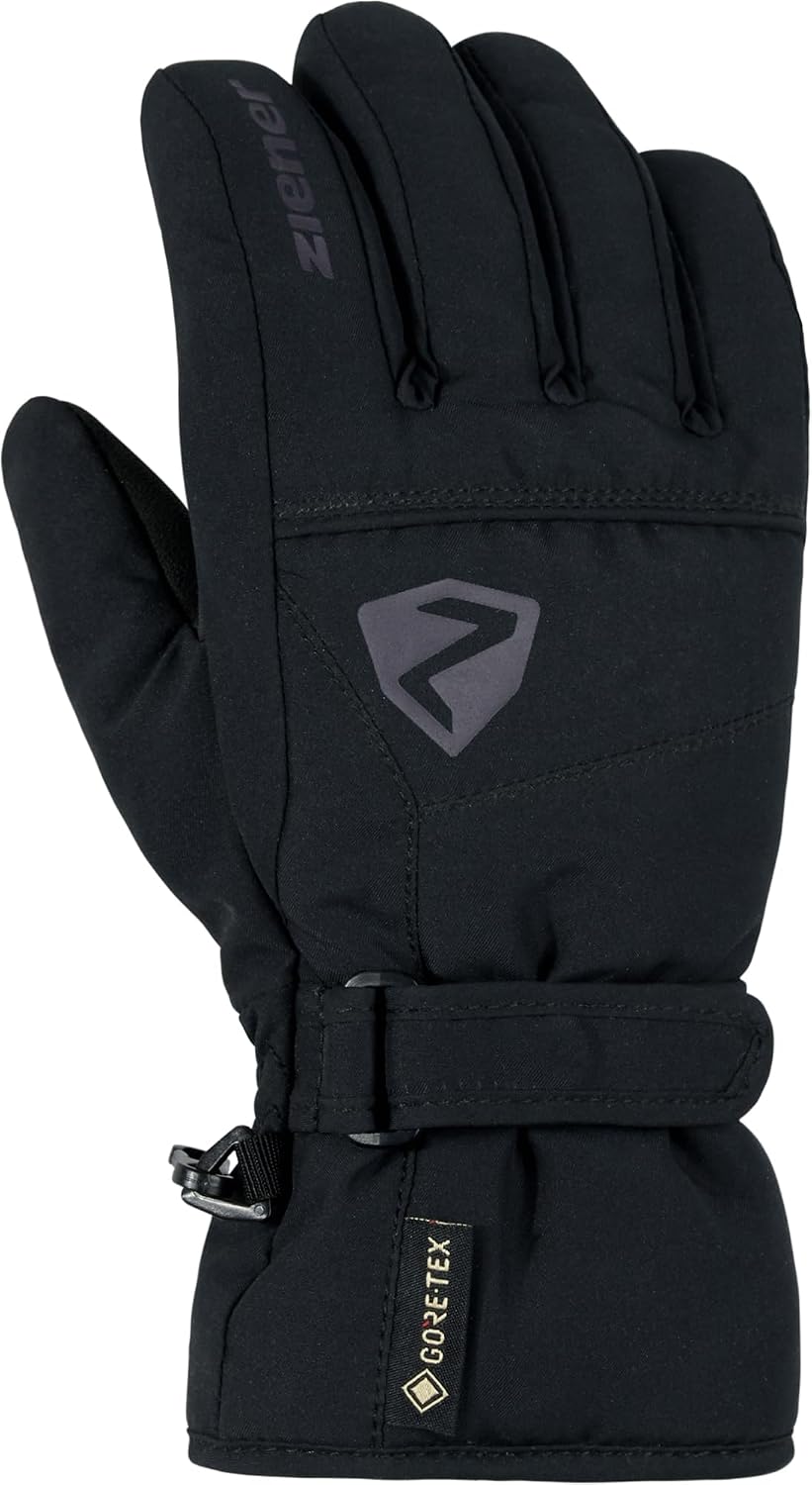 Ziener Kinder Lago GTX Glove Junior Ski-Handschuhe/Wintersport | Wasserdicht, Atmungsaktiv Schwarz 4