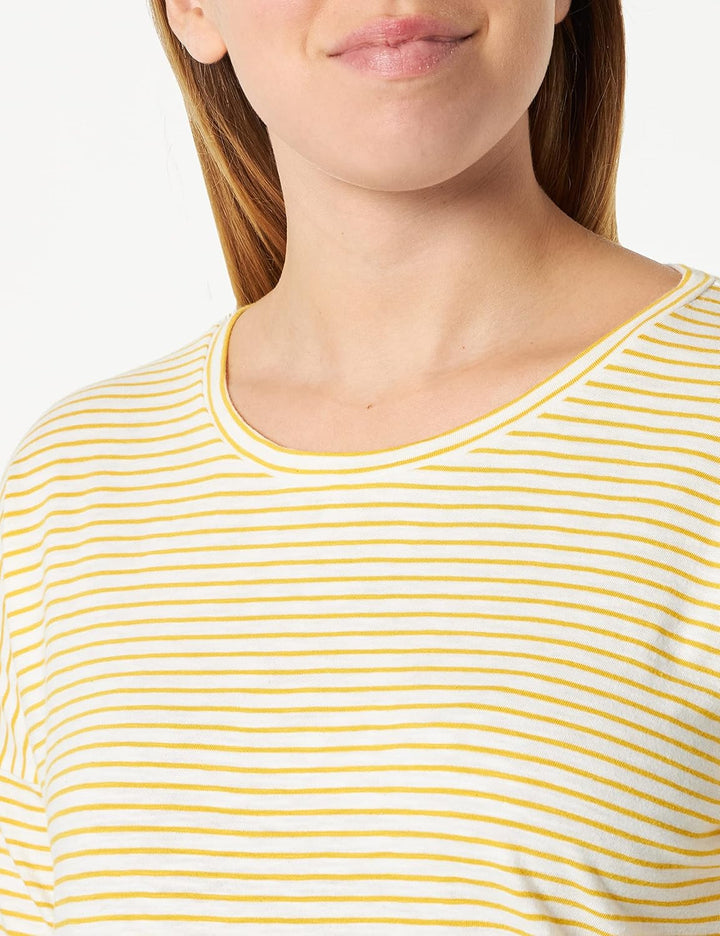 camel active Damen Pullover XS Ginger/Off White, XS Ginger/Off White