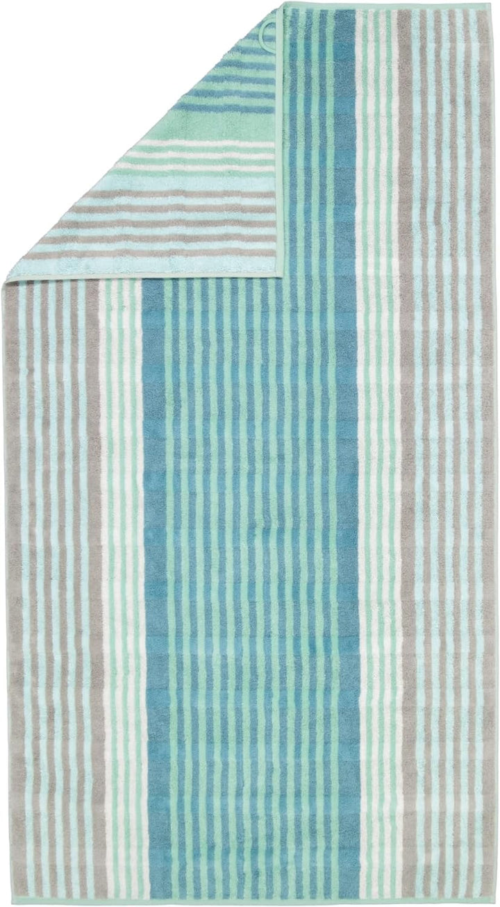 CAWÖ Home Handtücher Noblesse Harmony Streifen 1085 Jade - 47 Duschtuch 80x160 cm, Duschtuch 80x160