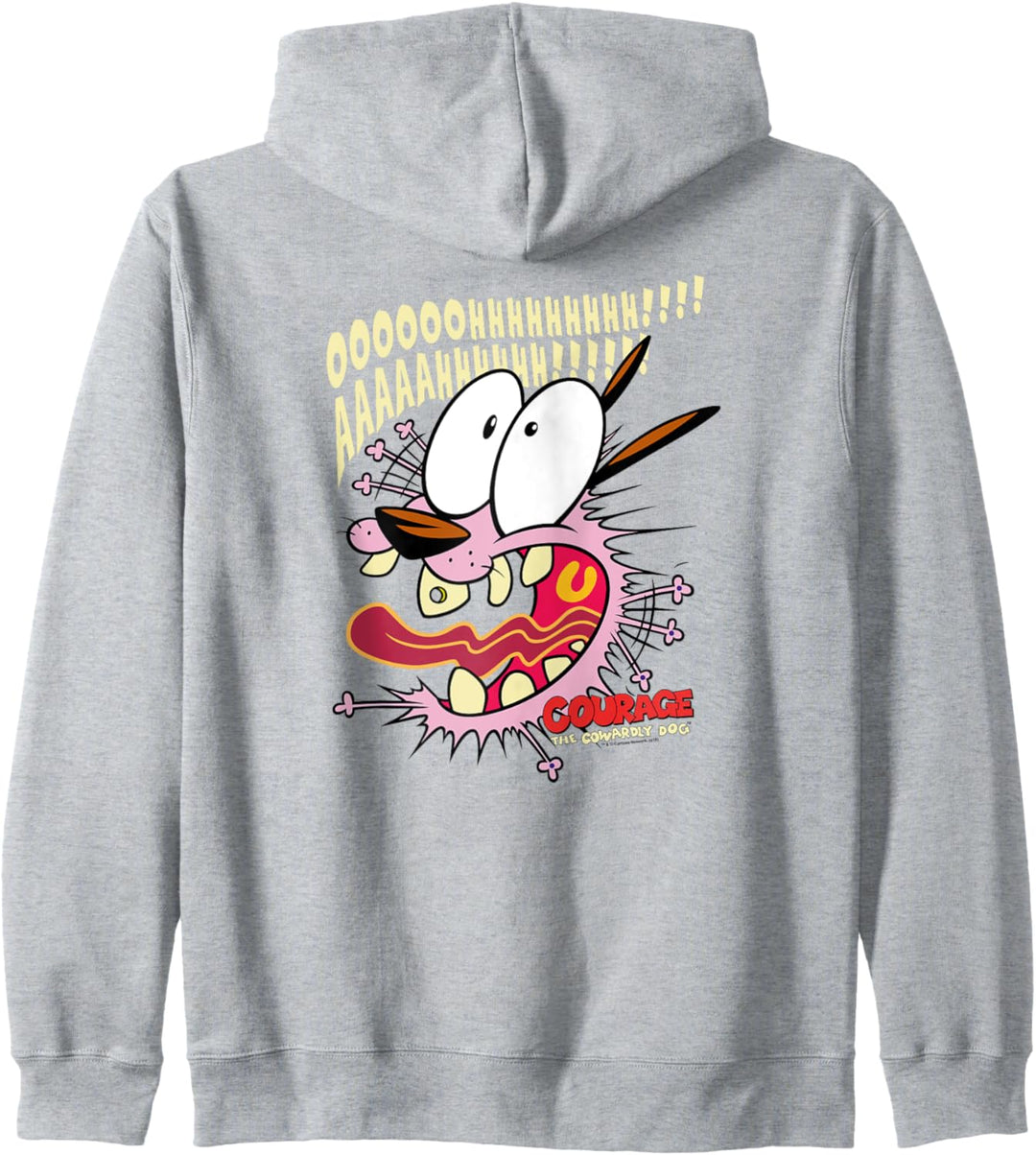 Courage the Cowardly Dog Scaredy Dog Kapuzenjacke