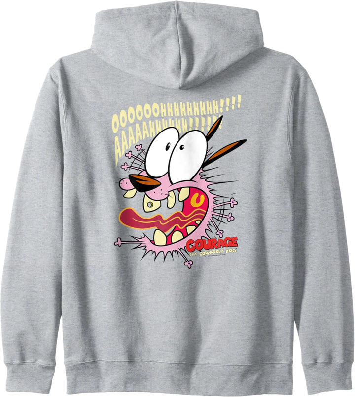 Courage the Cowardly Dog Scaredy Dog Kapuzenjacke