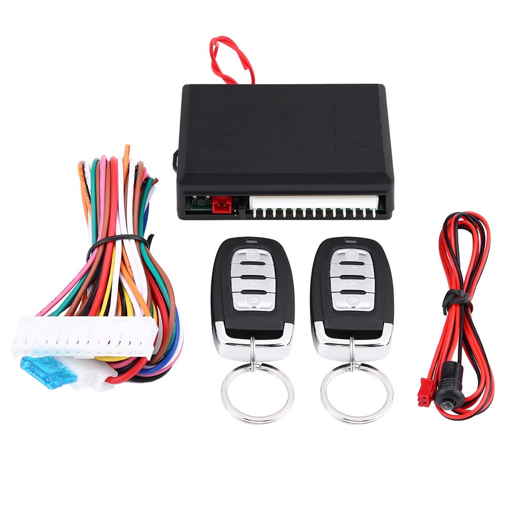 Kuuleyn Keyless Entry Kit, Universal 433,92 MHz Auto Keyless Entry System Türschloss Zentralverriege