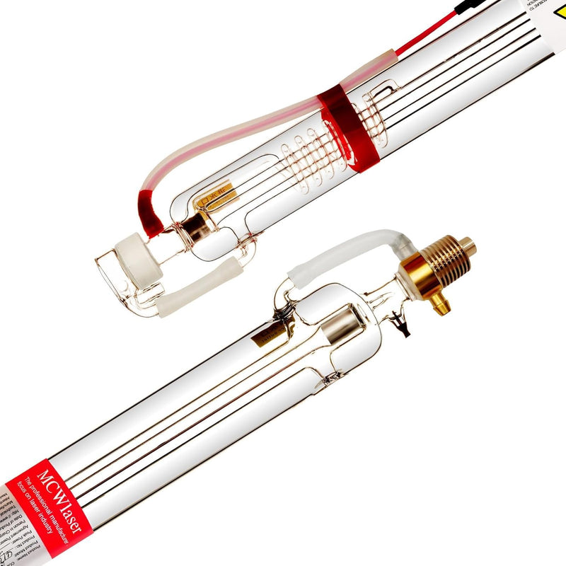 MCWlaser CO2 Laserröhre 80W Laser Tube Actual 80W 90W 100W Length 1250mm Dia 80mm for CO2 Laser Engr