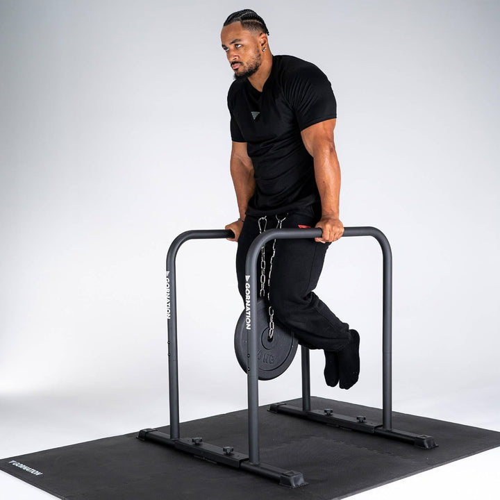 GORNATION Premium Dip Barren, Dip Stange, Verstellbares Calisthenics & Fitness Trainingsgerät mit ru