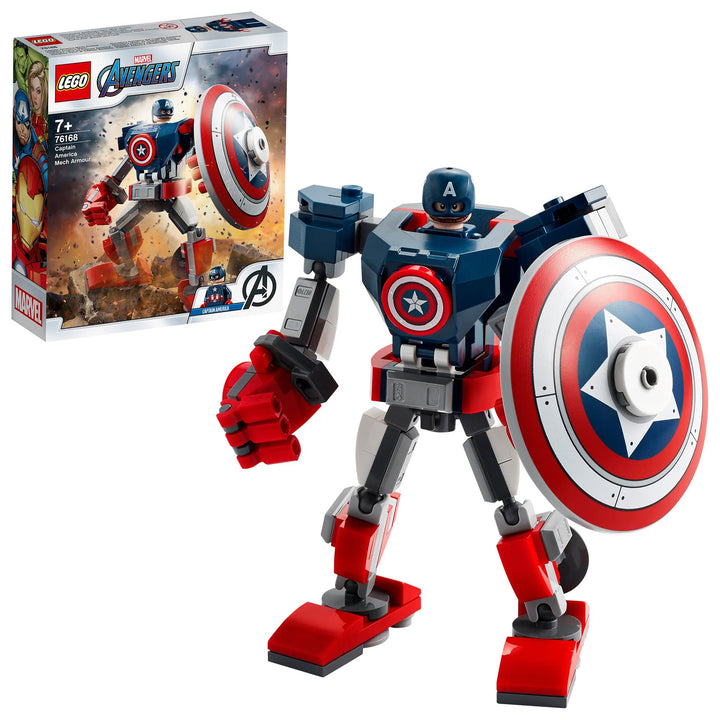 LEGO 76168 Super Heroes Captain America Mech Single, Single