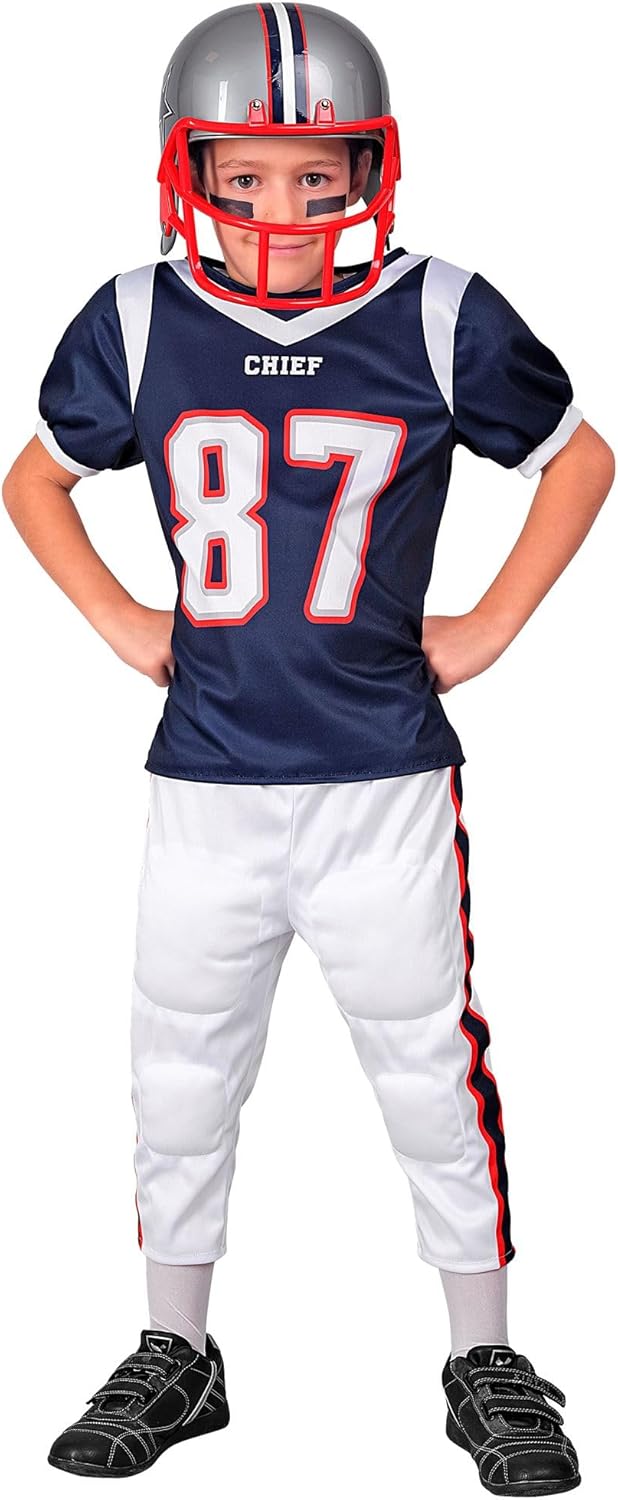 W WIDMANN MILANO Party Fashion - Kinderkostüm American Football Player, Sportler, High School, Motto