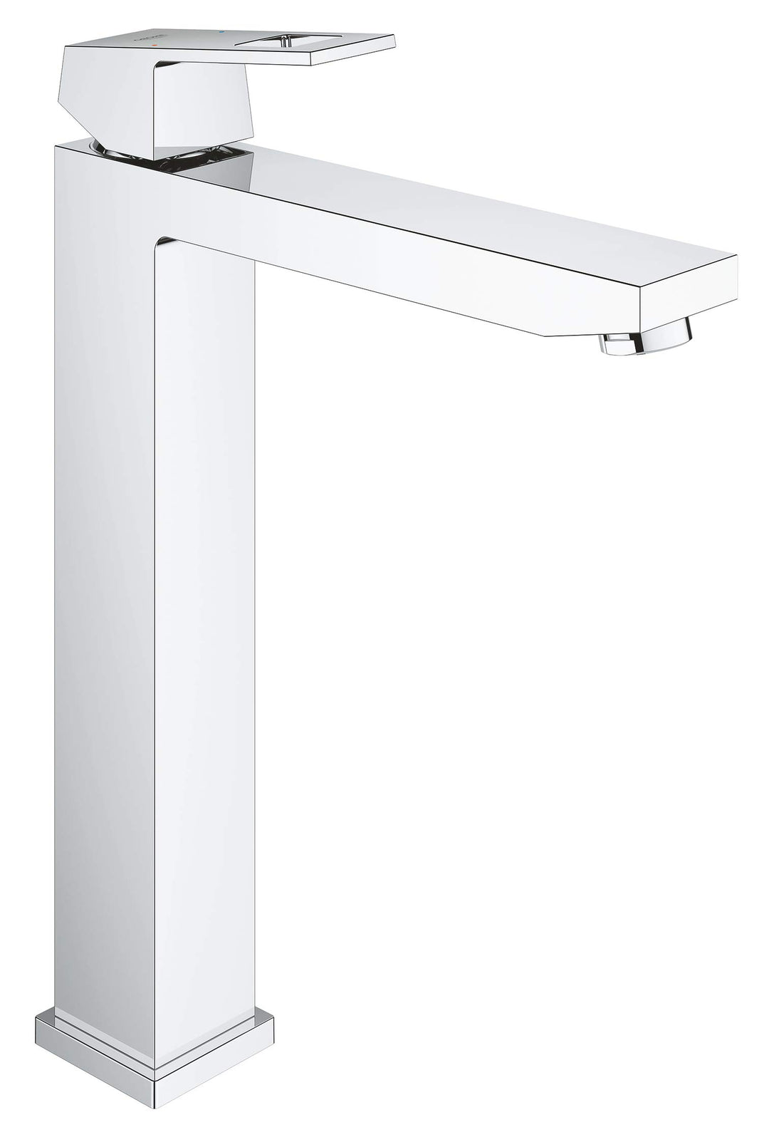 GROHE Eurocube - Einhand- Waschtischarmatur (wassersparend, 1/2 Zoll, Einlochmonatge), chrom, 234060