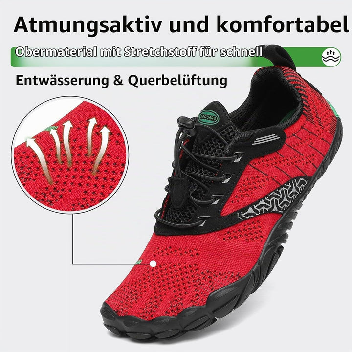 SAGUARO Herren Damen Barfussschuhe Wanderschuhe Traillaufschuhe Minimalistische Outdoor Wassersports