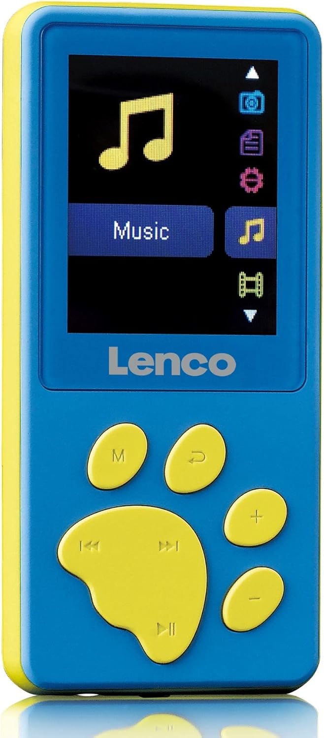 Lenco MP4-Player Xemio-560 MP4-Player 8GB Speicher LCD-Bildschirm blau