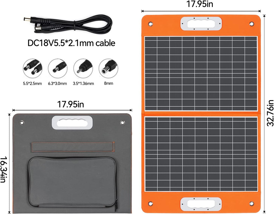 Tragbares Solarpanel Faltbar 60w Flexible Monocrystalline Solar Panel 18v Photovoltaik Panel Mobile