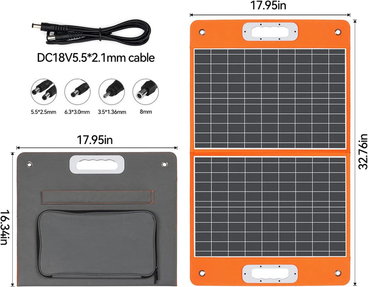 Tragbares Solarpanel Faltbar 60w Flexible Monocrystalline Solar Panel 18v Photovoltaik Panel Mobile