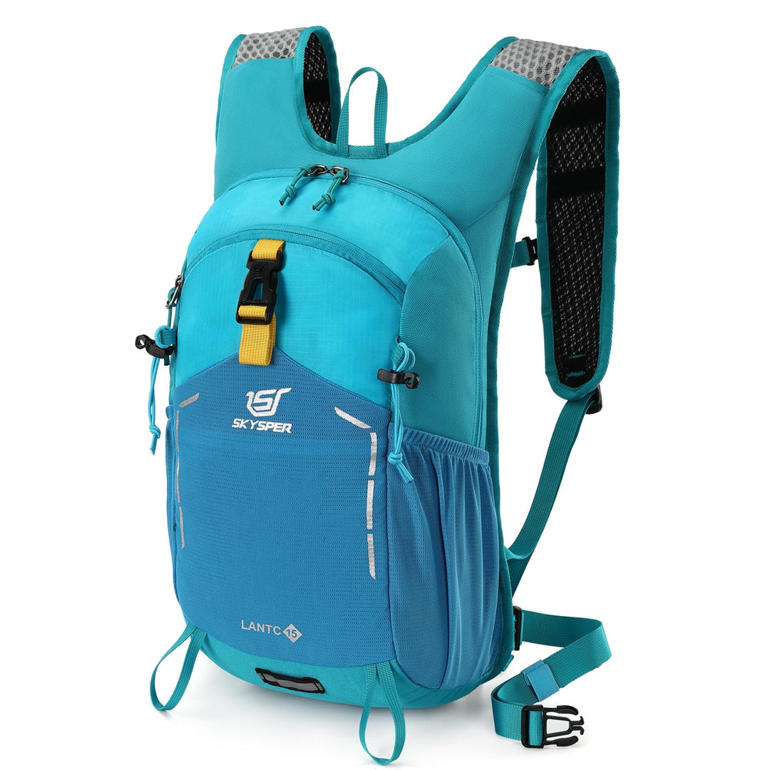 SKYSPER Wanderrucksack 15L Rucksack Herren Klein Tagesrucksack Leichter Trekkingrucksack für Wandern