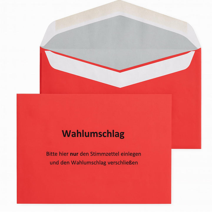 Betriebsratswahl – Innere Wahlumschläge C6 (162×114mm), Recyclingpapier 75g/m², nassklebend, ideal f