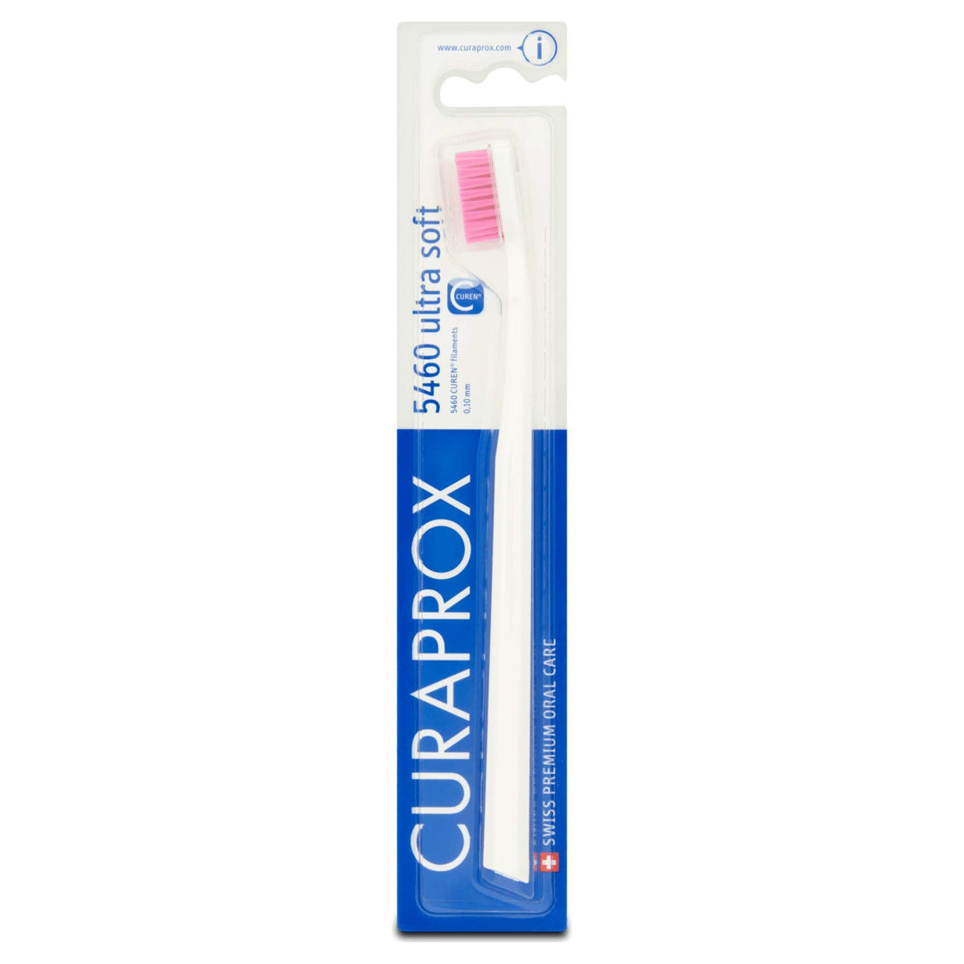 Zahnbürste, Ultra Weich, 6 Pinseln, Curaprox Ultra Soft 5460. weicheres Gefühl und bessere Reinigung