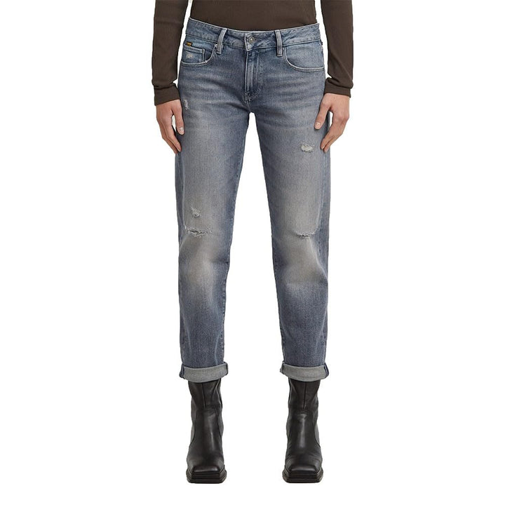G-STAR Damen Kate Boyfriend Jeans 23W / 30L Blau (Worn in Electric Blue Destroyed D15264-e104-h784),