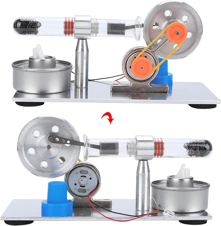Stirlingmotor, ähnlich wie Brennkraftmaschine Sterlingmotor Motor Schwungrad Stirling Motormotor mit