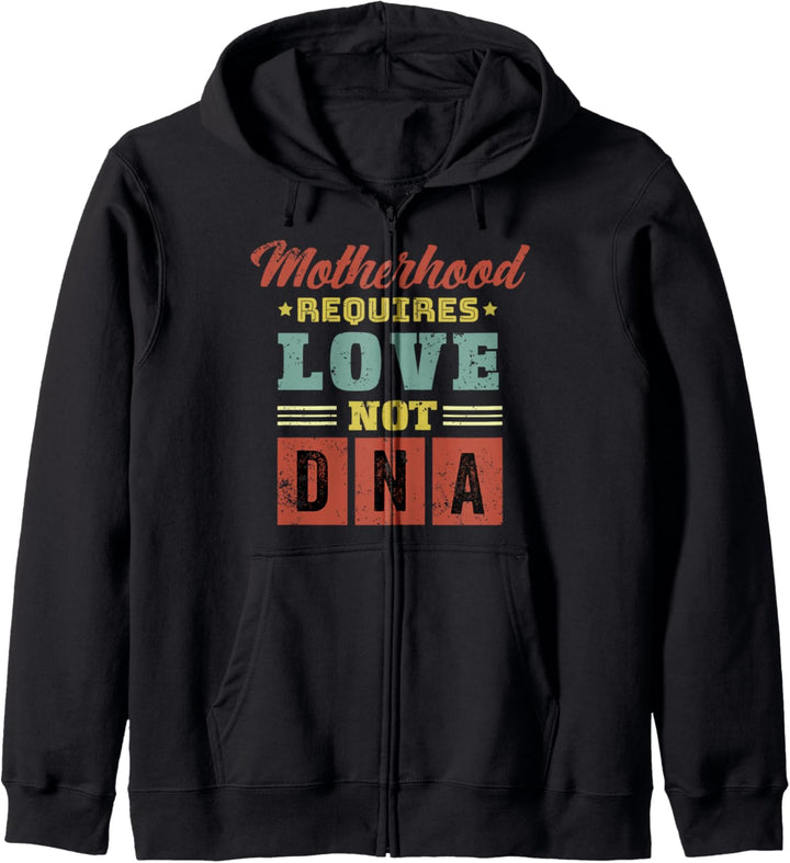 Adoption Mutterschaft erfordert Liebe nicht DNA Happy Mother Kapuzenjacke