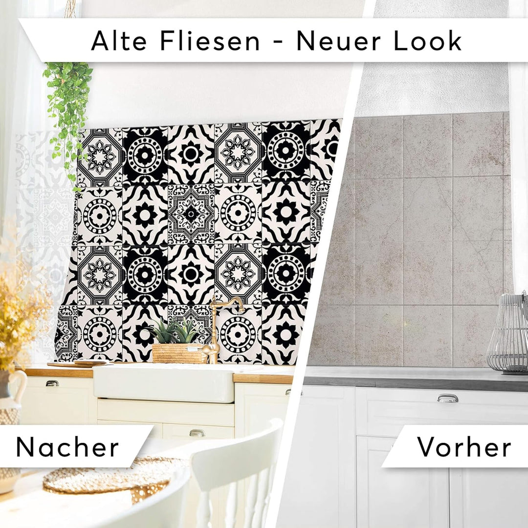 CREATISTO Mosaik-Fliesen Fliesensticker Fliesenfolie - Aufkleber Folie für Fliesen I Klebefliesen De