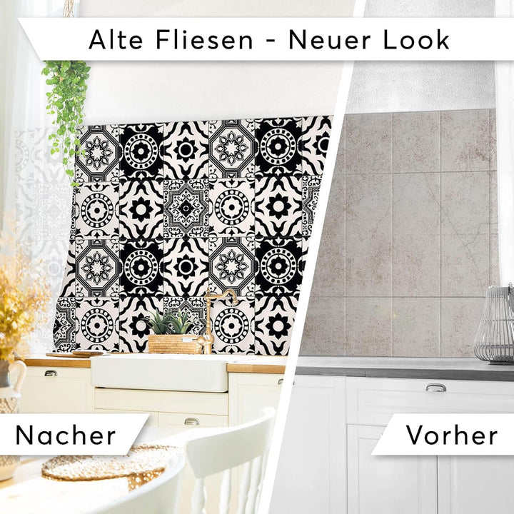 CREATISTO Mosaik-Fliesen Fliesensticker Fliesenfolie - Aufkleber Folie für Fliesen I Klebefliesen De