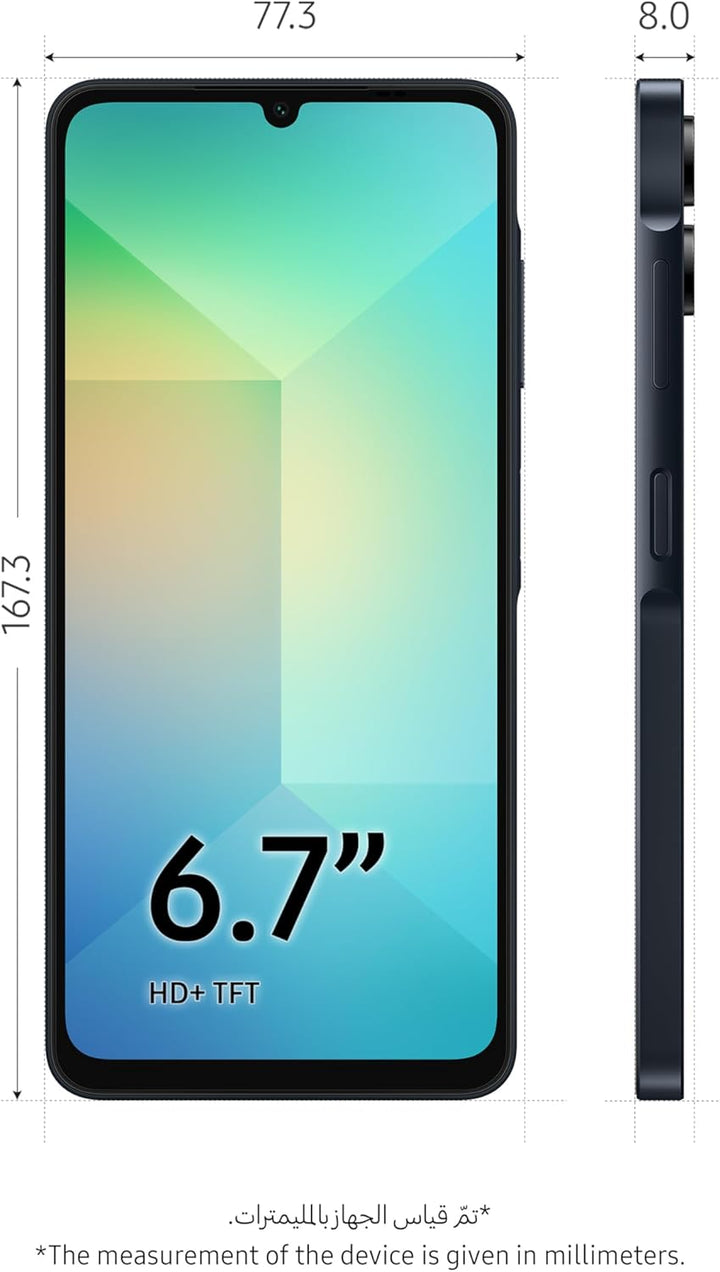 Samsung Galaxy A06 64GB/4GB RAM Dual-SIM schwarz, Schwarz