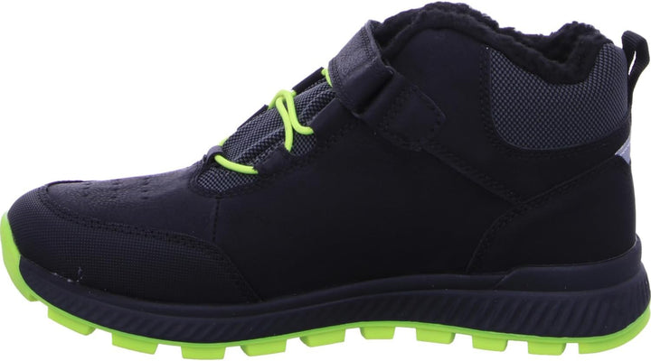 s.Oliver Jungs Sneaker hoch mit Klettverschluss Gefüttert 34 EU Schwarz, 34 EU Schwarz