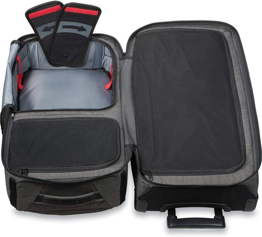 Dakine Reisetasche Split Roller mit Rädern, geräumige, praktisch unterteilte Fächer - widerstandsfäh