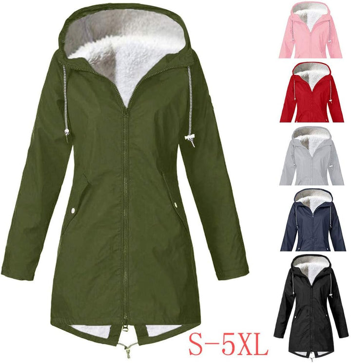 C'est TT Damen Regenjacke Regenjacke Wasserdicht Herbst Übergangsjacke Jacken Damen Windjacke Frauen