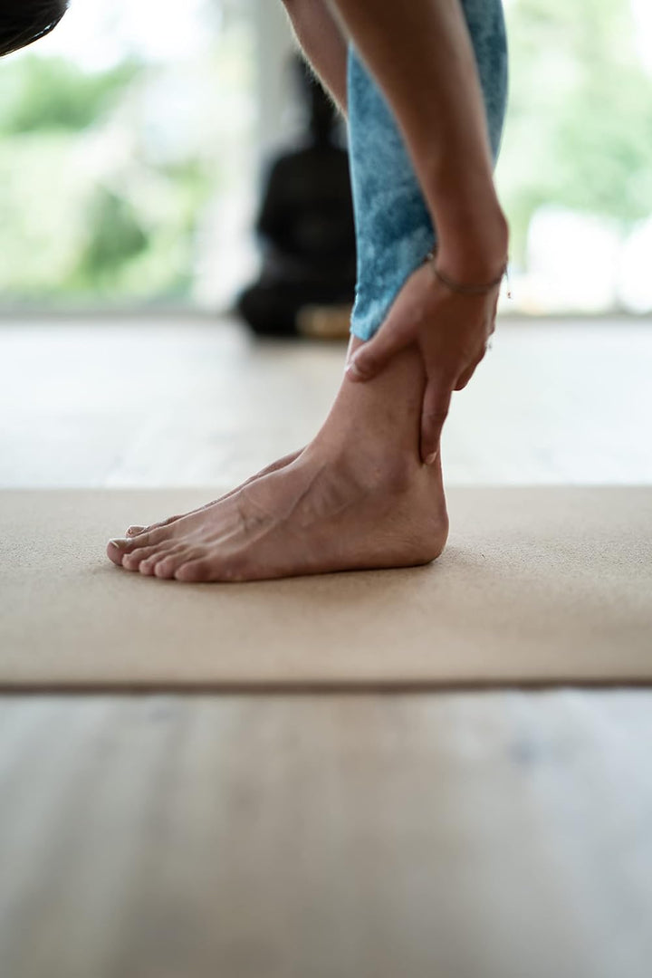 XXL Yogamatte rutschfest - Kork und Naturkautschuk 190cm - Extra lang + Tragegurt + Nachhaltige Yoga