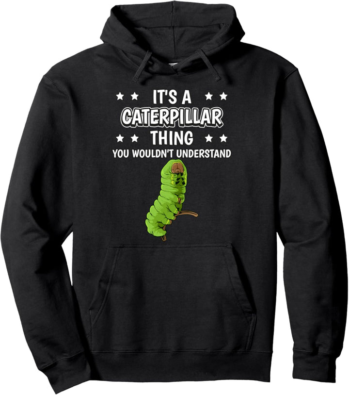 Ist so ein Raupe Ding Lustiger Spruch Raupen Pullover Hoodie