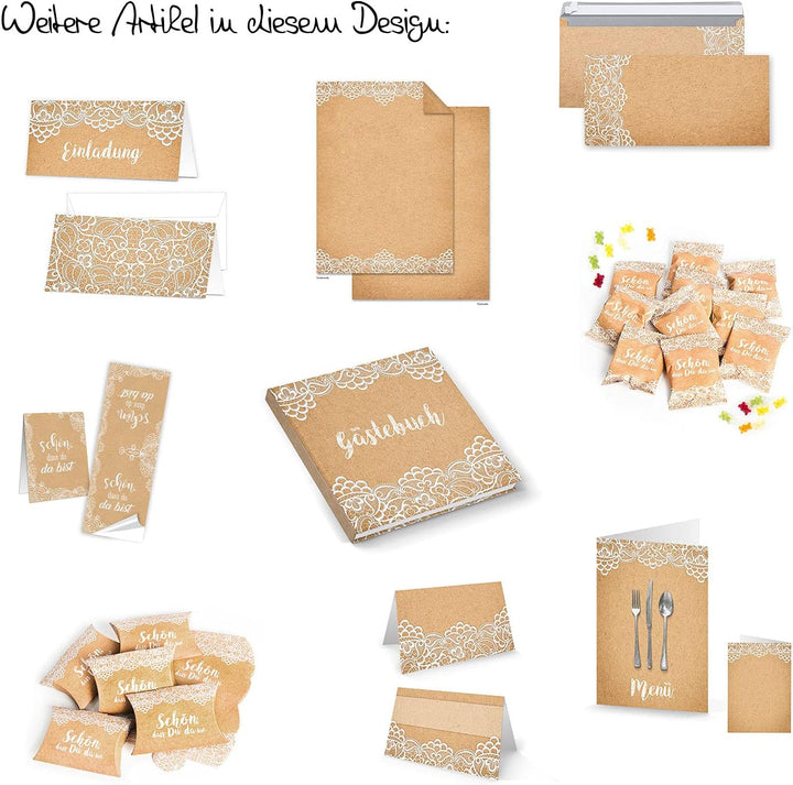 Logbuch-Verlag 50 Schön dass Du da bist kleine Gastgeschenke Schachteln weiss natur 15 x 10 x 3 cm H