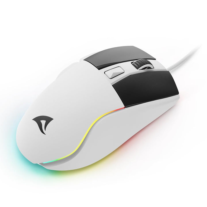 Sharkoon Skiller SGM35 White, Optical Gaming Maus, RGB, PBT Button