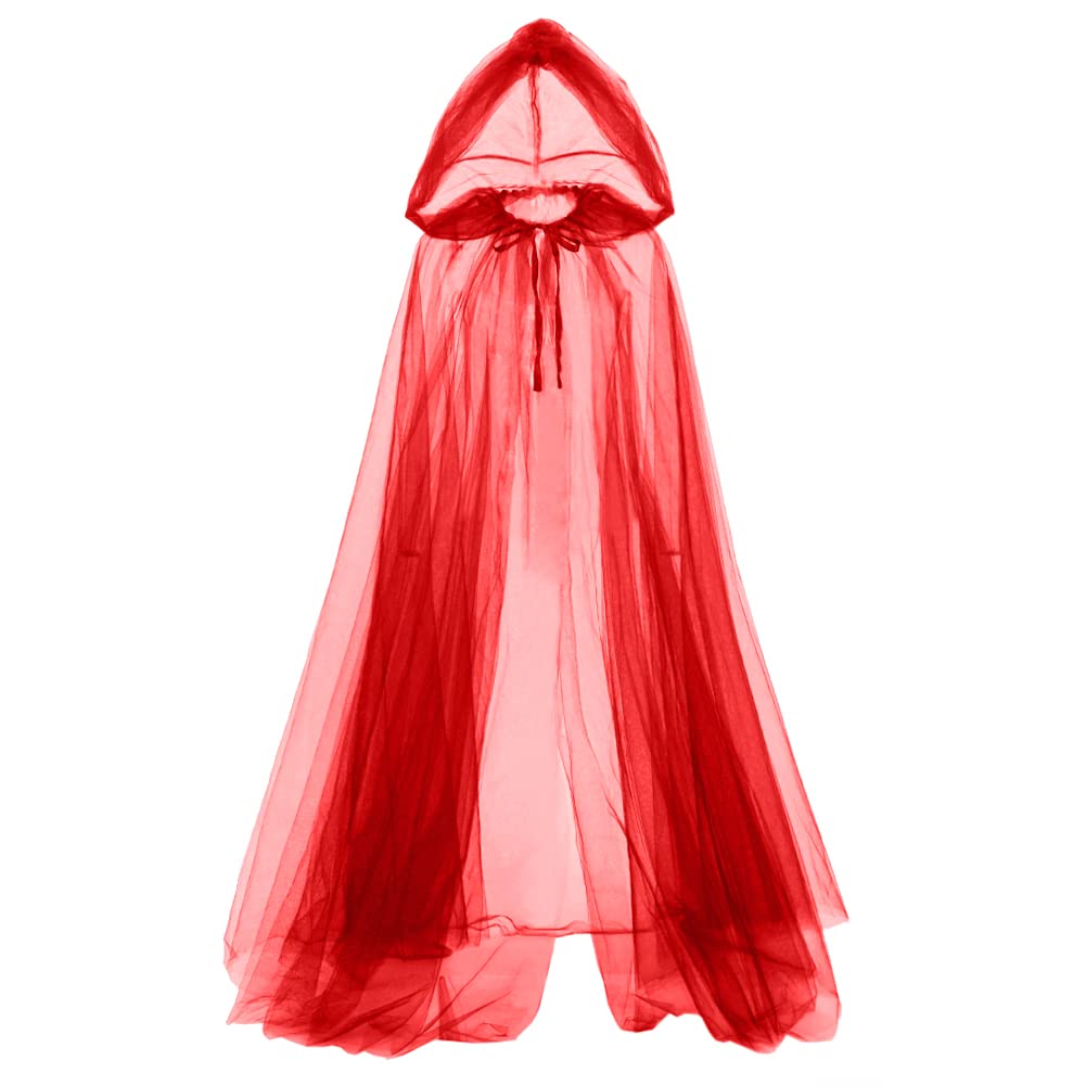 GRACEART Umhang mit Kapuze Zubehör für Halloween-Kostüm Mantel Böse Königin Cosplay Kostüme Lange Va