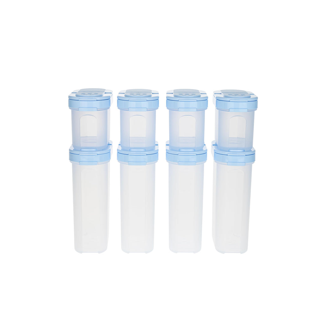 Generisch TW Tuper Ware Gewürzriesen 270 ml (4) + Gewürzzwerge 120 ml (4) Lebensmittelbehälter Vorra