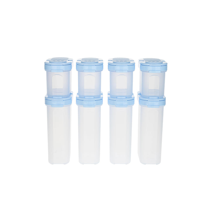 Generisch TW Tuper Ware Gewürzriesen 270 ml (4) + Gewürzzwerge 120 ml (4) Lebensmittelbehälter Vorra