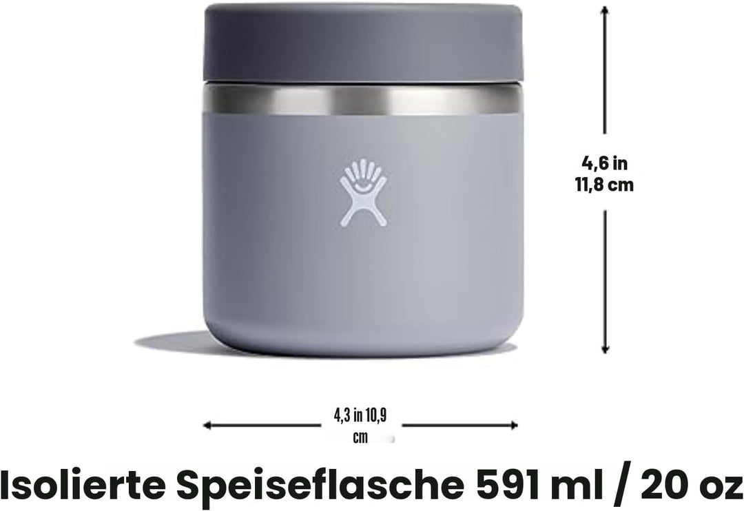 Hydro Flask Isolierter Lebensmittelbehälter, 590 ml, Schwarz Schwarz 20 FL OZ 590 ml, Schwarz 20 FL