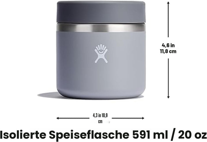 Hydro Flask Isolierter Lebensmittelbehälter, 590 ml, Schwarz Schwarz 20 FL OZ 590 ml, Schwarz 20 FL